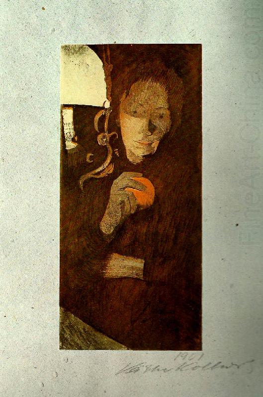 kathe kollwitz kvinna med apelsin china oil painting image